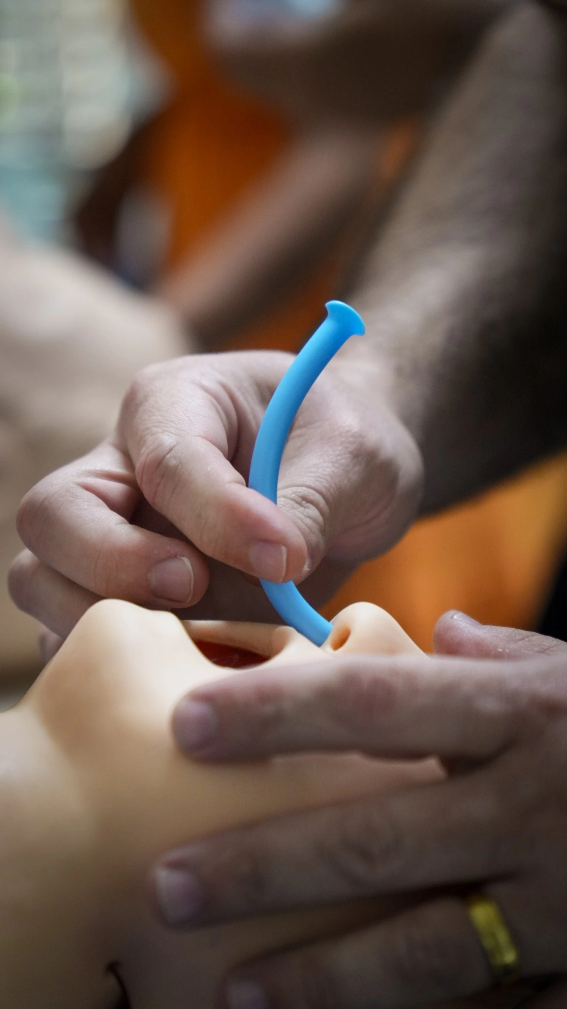 Simulação de manejo de via aérea supraglótica no curso PROTEM